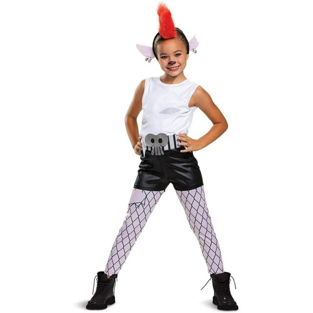 Trolls World Tour Barb Classic Children's Costume Disguise Size M 7-8 Years